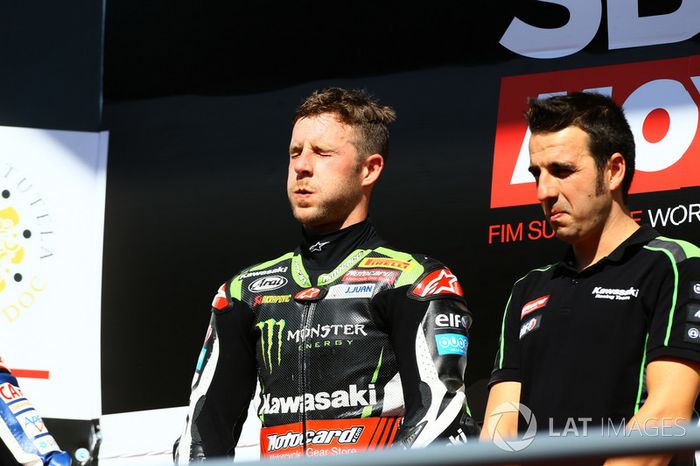 Podium: Ganador, Jonathan Rea, Kawasaki Racing