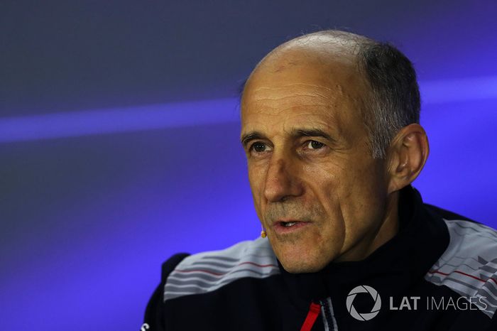 Franz Tost, director del equipo Scuderia Toro Rosso en la Conferencia de prensa