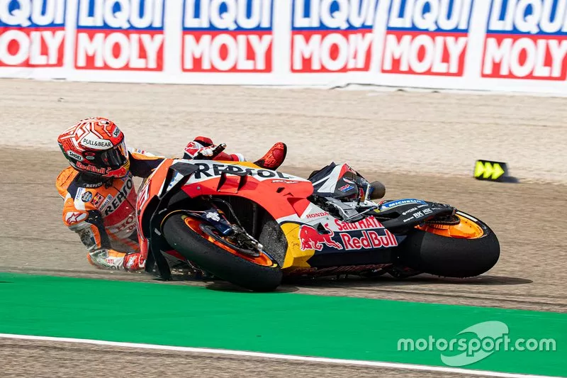 Sturz: Marc Marquez, Repsol Honda Team