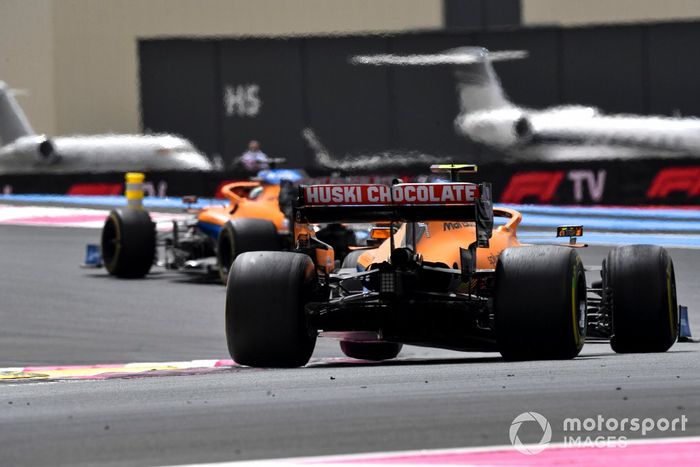 Daniel Ricciardo, McLaren MCL35M, Lando Norris, McLaren MCL35M