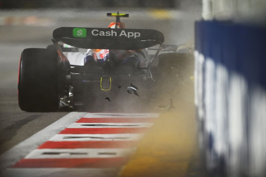 Liam Lawson, accidente del equipo Racing Bulls