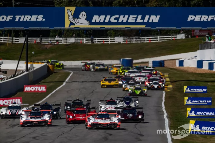 #6 Acura Team Penske Acura DPi, DPi: Juan Pablo Montoya, Dane Cameron, Simon Pagenaud #7 Acura Team Penske Acura DPi, DPi: Helio Castroneves, Ricky Taylor, Alexander Rossi #77 Mazda Team Joest Mazda DPi, DPi: Oliver Jarvis, Tristan Nunez, Olivier Pla #55 Mazda Team Joest Mazda DPi, DPi: Jonathan Bomarito, Harry Tincknell, Ryan Hunter-Reay #31 Whelen Engineering Racing Cadillac DPi, DPi: Pipo Derani, Felipe Nasr, Filipe Albuquerque