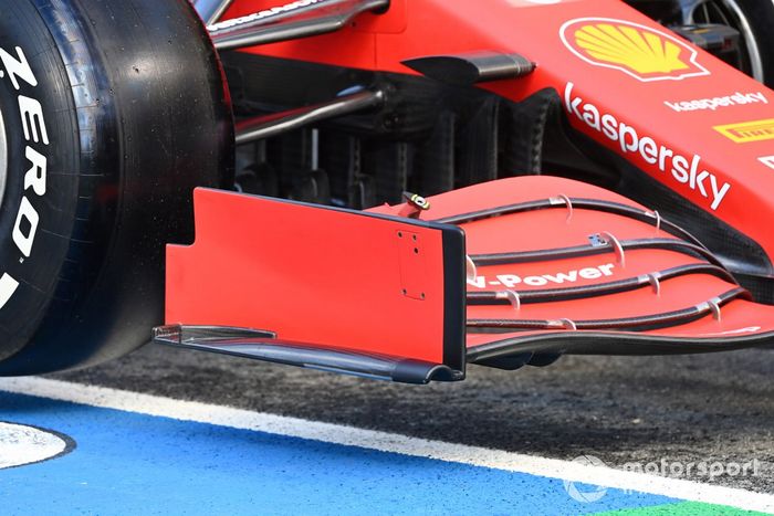 Detalles técnicos del Ferrari