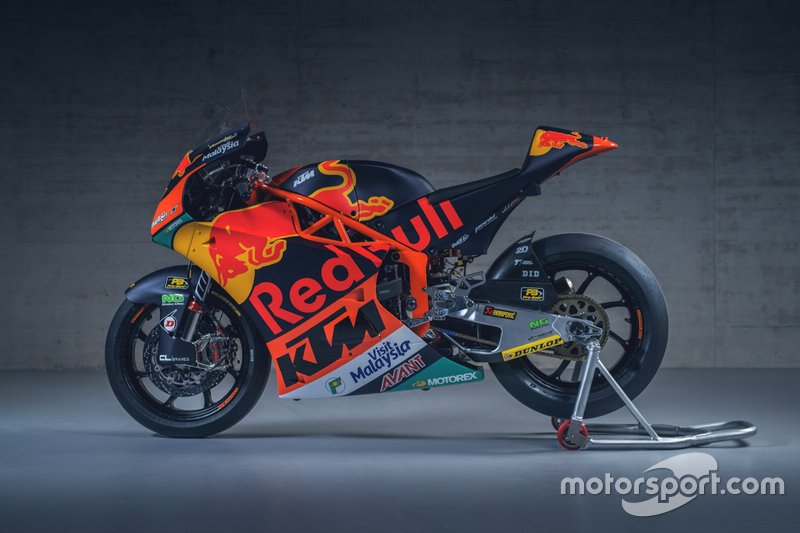 La moto di Brad Binder, Red Bull KTM Ajo