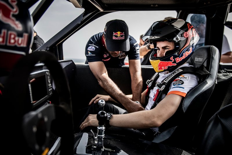 Nasser Al Attiyah and Jorge Lorenzo