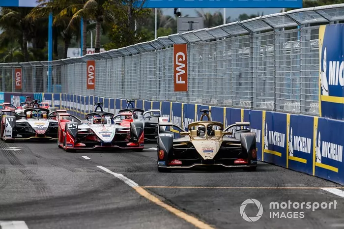 Andre Lotterer, DS TECHEETAH, DS E-Tense FE19, Jérôme d'Ambrosio, Mahindra Racing, M5 Electro, Lucas Di Grassi, Audi Sport ABT Schaeffler, Audi e-tron FE05 