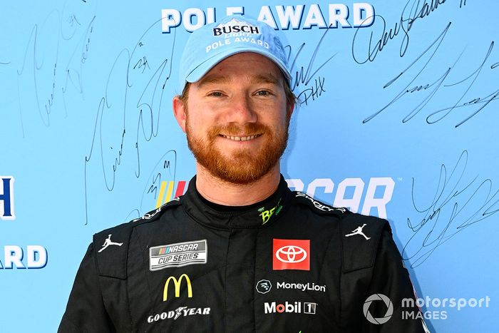 Pole sitter Tyler Reddick, 23XI Racing, The Beast Unleashed Toyota Camry