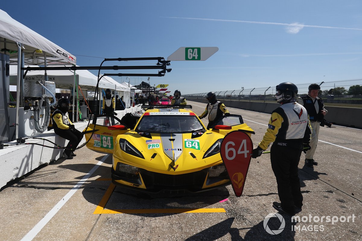 Corvette has split its deck this year with one car entered in IMSA and the other in the WEC