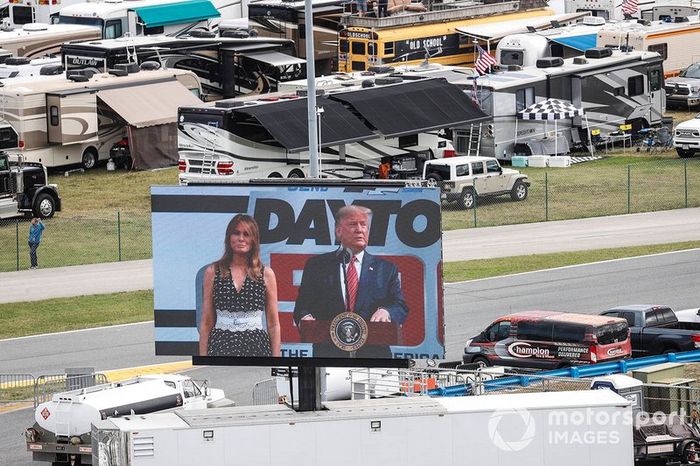 President Donald Trump at Daytona 500