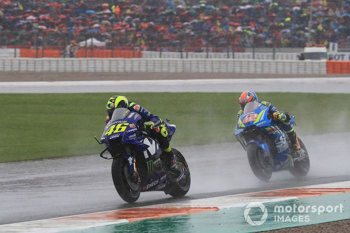 Valentino Rossi, Yamaha Factory Racing, Alex Rins, Team Suzuki MotoGP