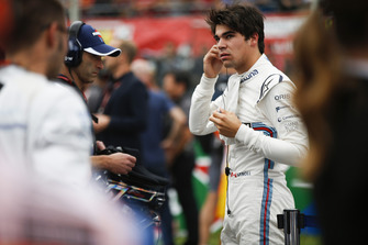 Lance Stroll, Williams Racing, on the grid