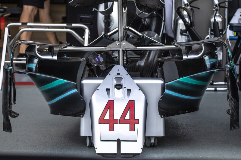 Mercedes AMG F1 W09 nose detail