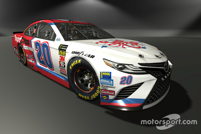 Erik Jones, Joe Gibbs Racing, Toyota Camry - NASCAR Heat 3 skin