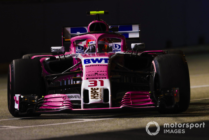 20 місце — Естебан Окон, Force India. Умовний бал — 5,02