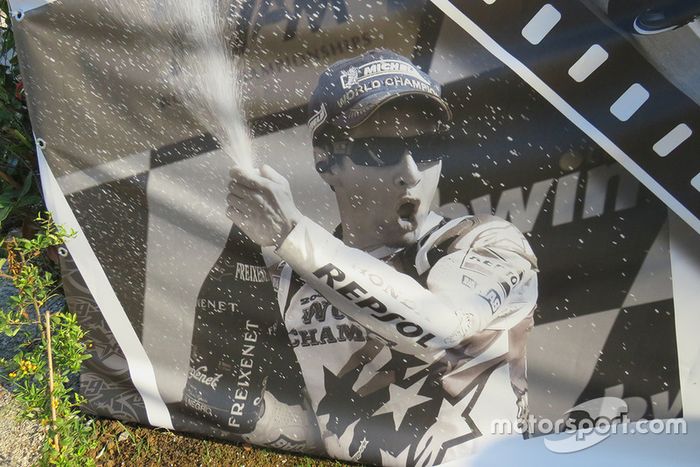 Jardín homenaje a Nicky Hayden en Misano