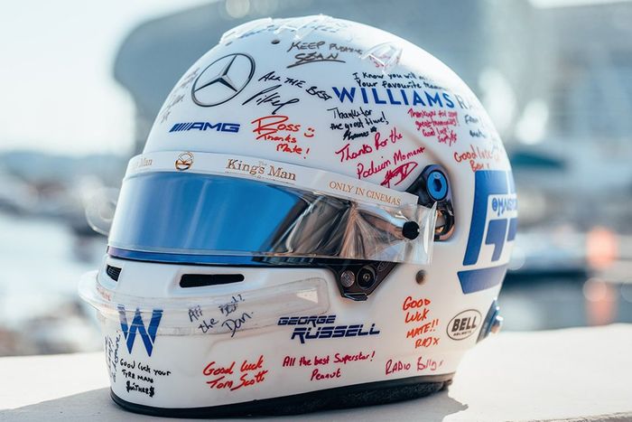 Casco de George Russell, Williams 