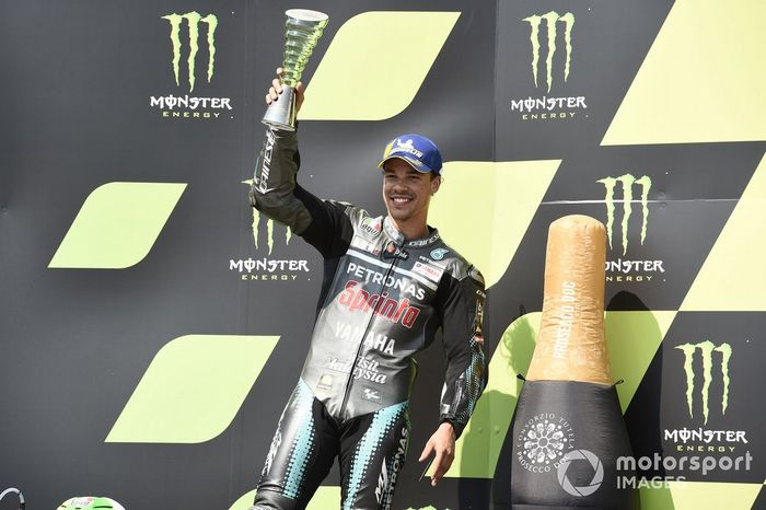Podio: segundo lugar Franco Morbidelli, Petronas Yamaha SRT
