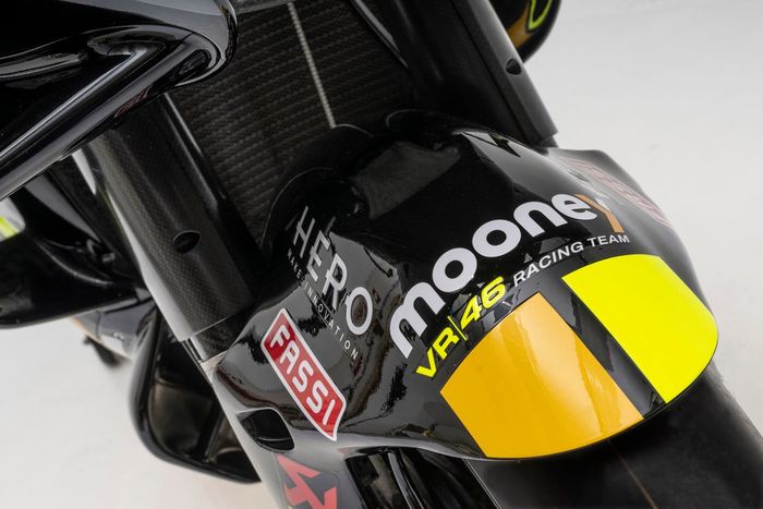 Detalle de la moto del VR46 Racing Team