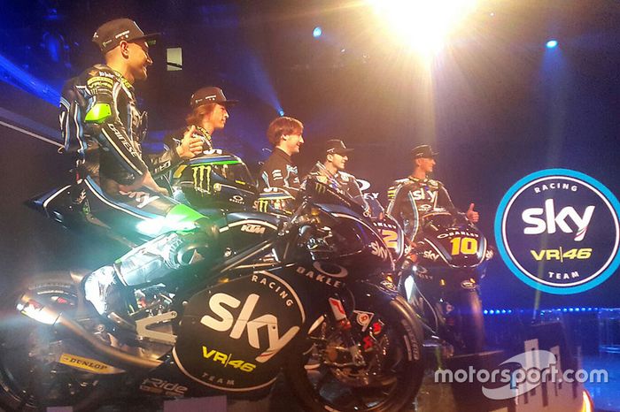 Aspectos de la presentación Sky Racing Team VR46