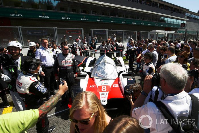 #8 Toyota Gazoo Racing Toyota TS050: Sébastien Buemi, Kazuki Nakajima, Fernando Alonso