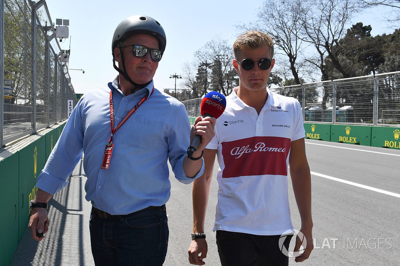 Marcus Ericsson, Sauber, Johnny Herbert, Sky TV