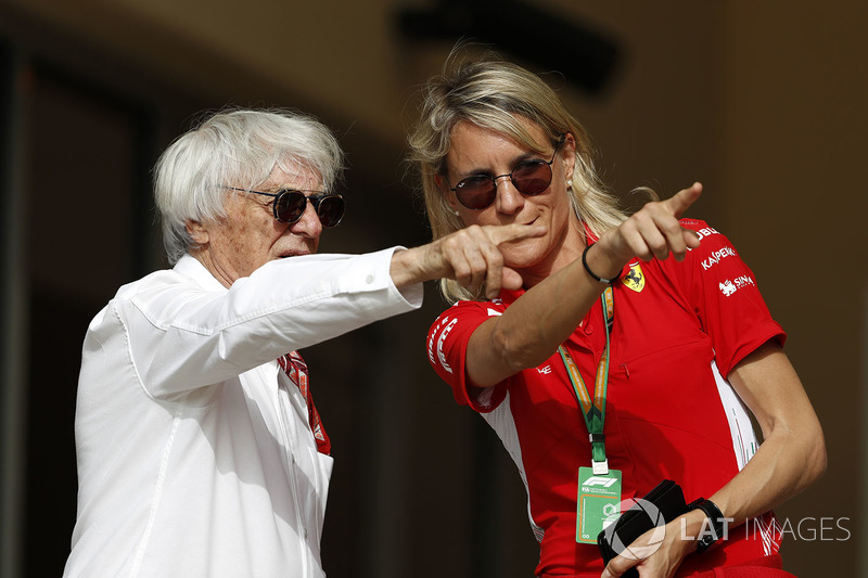 Bernie Ecclestone, and Britta Roeske