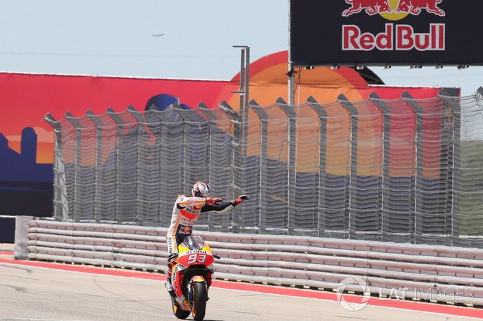 El ganador de la carrera Marc Marquez, Repsol Honda Team