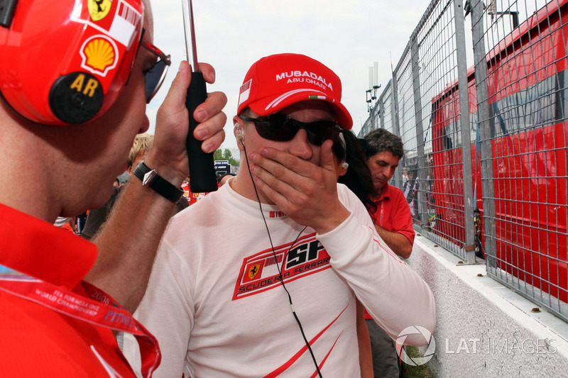 Kimi Raikkonen, Ferrari in griglia