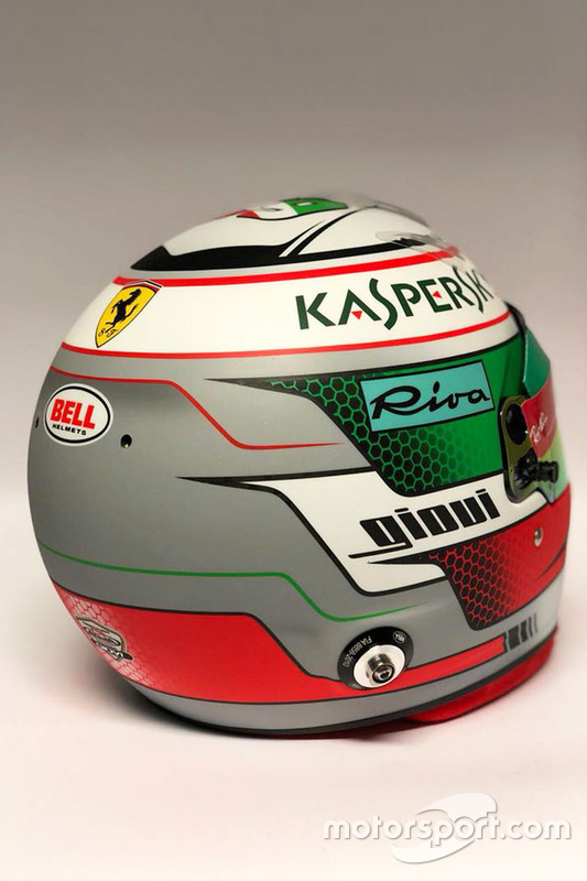 Шлем Антонио Джовинацци, протеже Ferrari