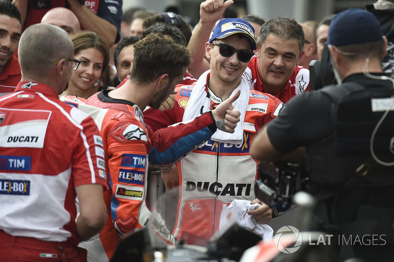 second place Jorge Lorenzo, Ducati Team