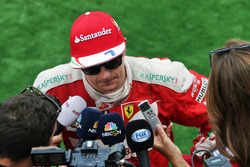 Kimi Raikkonen, Ferrari met de media