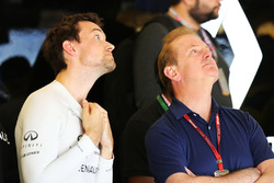 Jolyon Palmer, Renault Sport F1 Team con su padre Jonathan Palmer