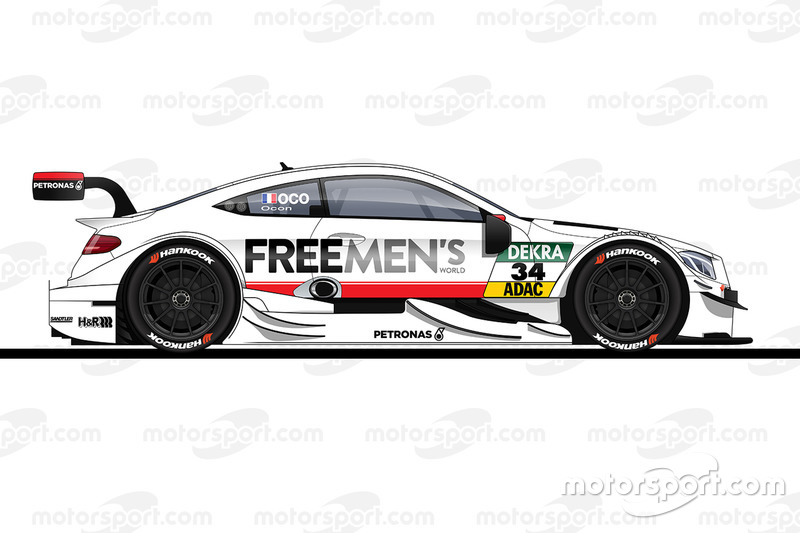 №34 – Эстебан Окон, Mercedes-AMG Team ART, Mercedes-AMG C 63 DTM DTM