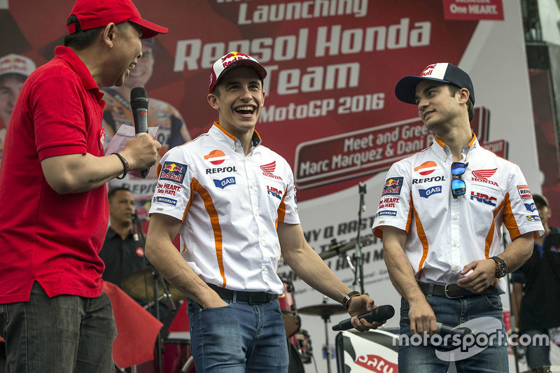 Marc Márquez, Repsol Honda Team y Dani Pedrosa, Repsol Honda Team
