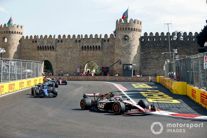 Kevin Magnussen, Haas VF-23, Logan Sargeant, Williams FW45, Pierre Gasly, Alpine A523