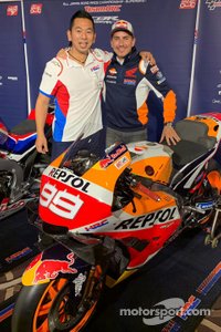 Takeo Yokoyama con Jorge Lorenzo, Repsol Honda Team