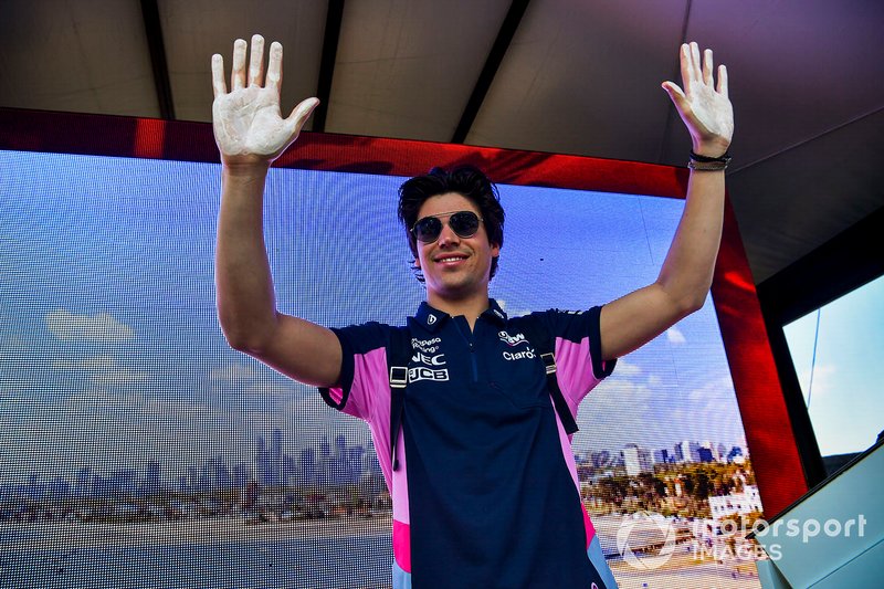 Lance Stroll, Racing Point hand mould