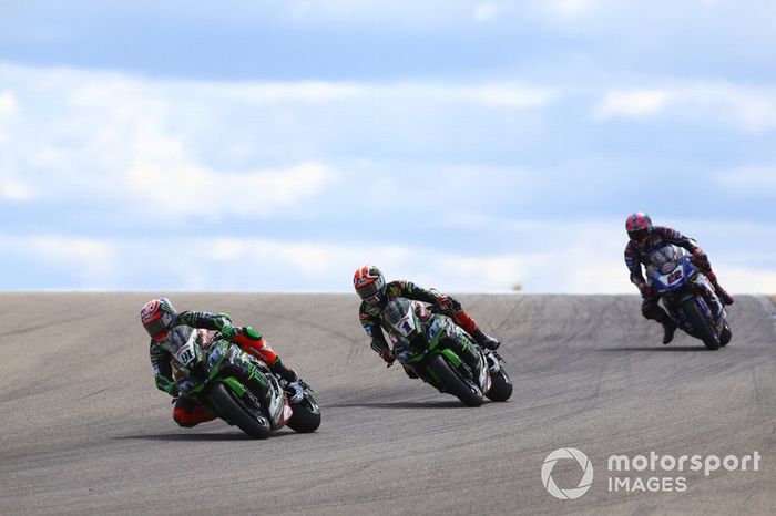 Leon Haslam, Kawasaki Racing, Jonathan Rea, Kawasaki Racing, Alex Lowes, Pata YamahaAlvaro Bautista, Aruba.it Racing-Ducati Team