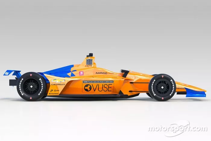 Decoración del McLaren Racing para la Indy 500 2019