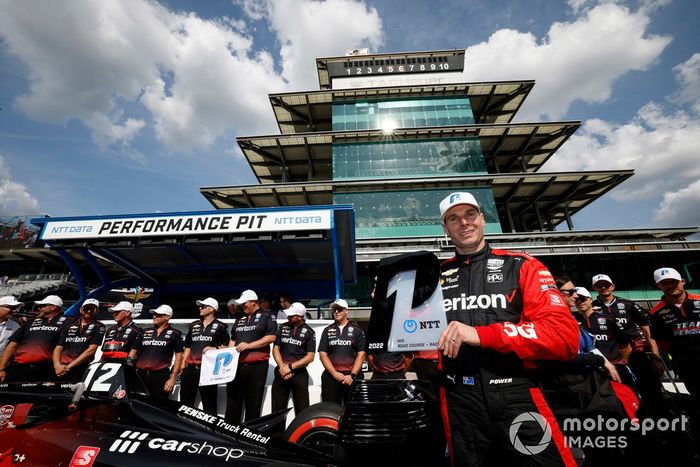 Ganador de la pole Will Power, Equipo Penske Chevrolet