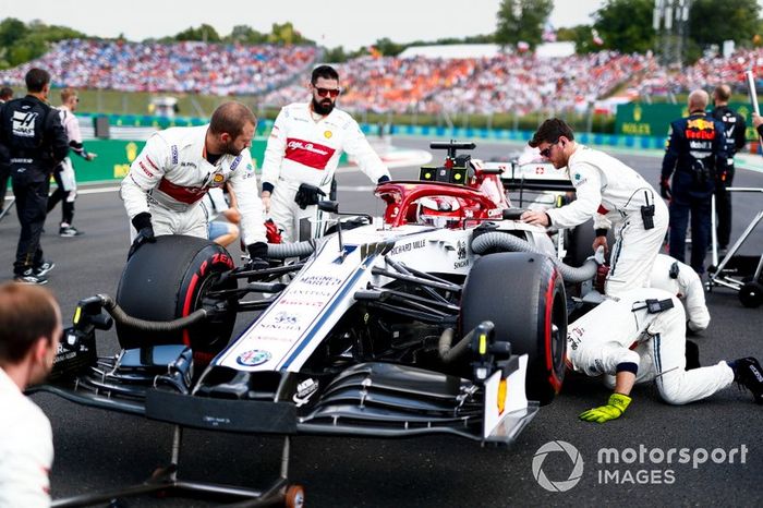 El volante de Raikkonen 