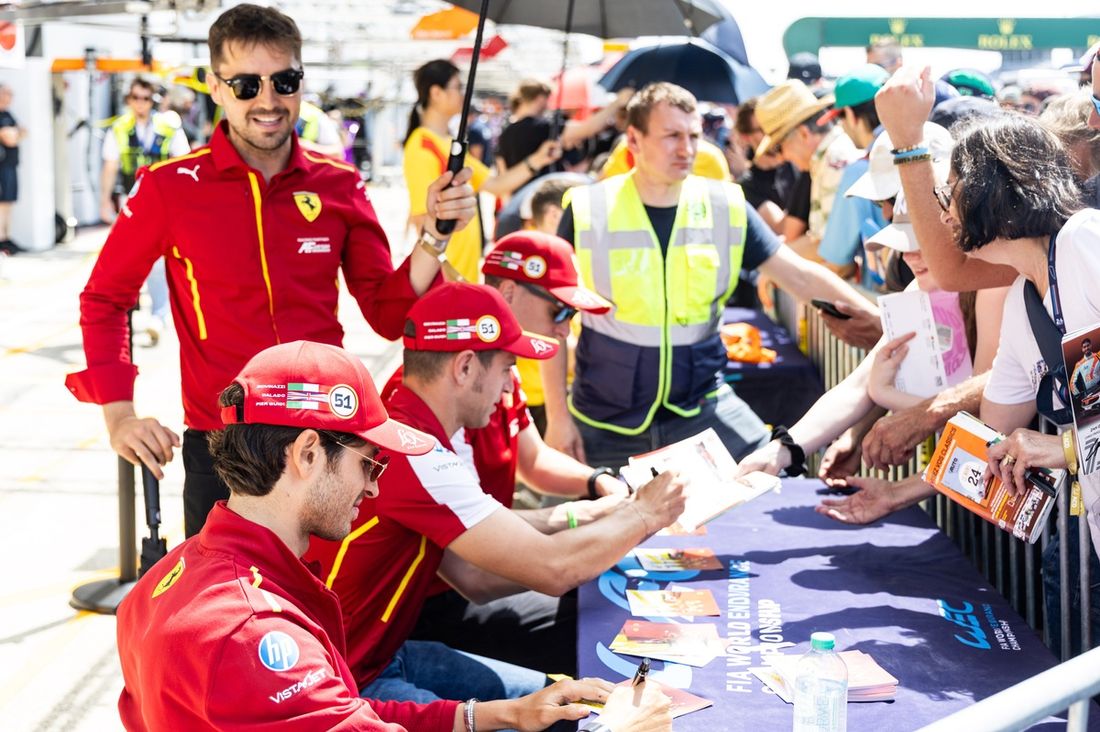  #51 AF Corse Ferrari 499P: Alessandro Pier Guidi, James Calado, Antonio Giovinazzi
