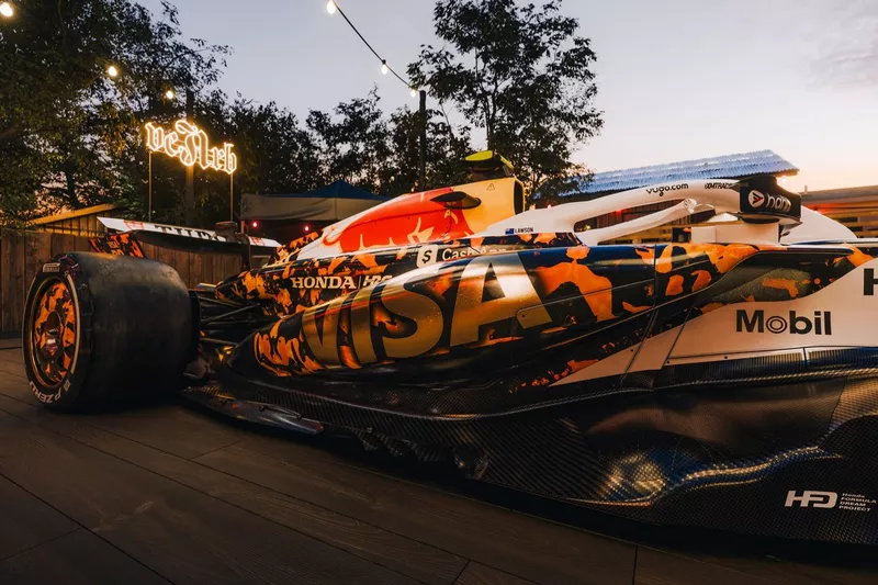 La livrée spéciale du Racing Bulls Team pour le GP des États-Unis