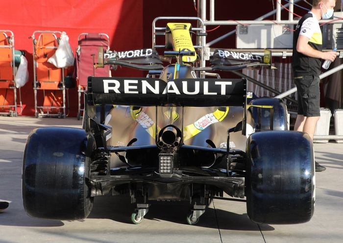 Detalle trasero del Renault F1 Team R.S.20