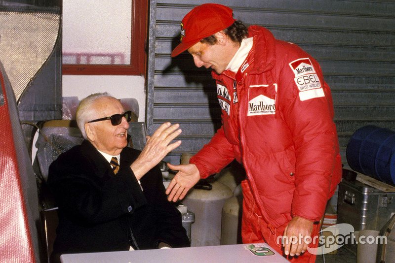 Enzo Ferrari et Niki Lauda, Ferrari