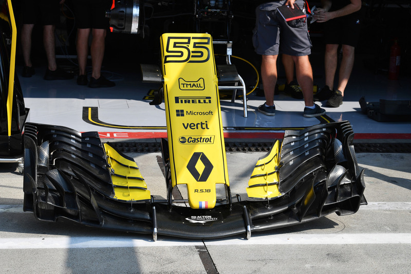 Renault Sport F1 Team RS 18 nose and front wing