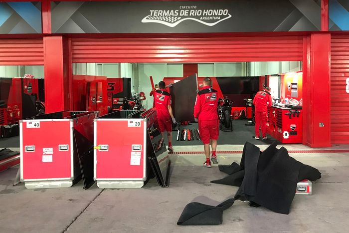 El garaje de Ducati Team