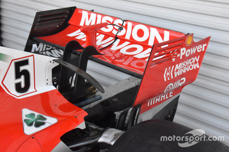 Aileron arrière de la Ferrari SF71H