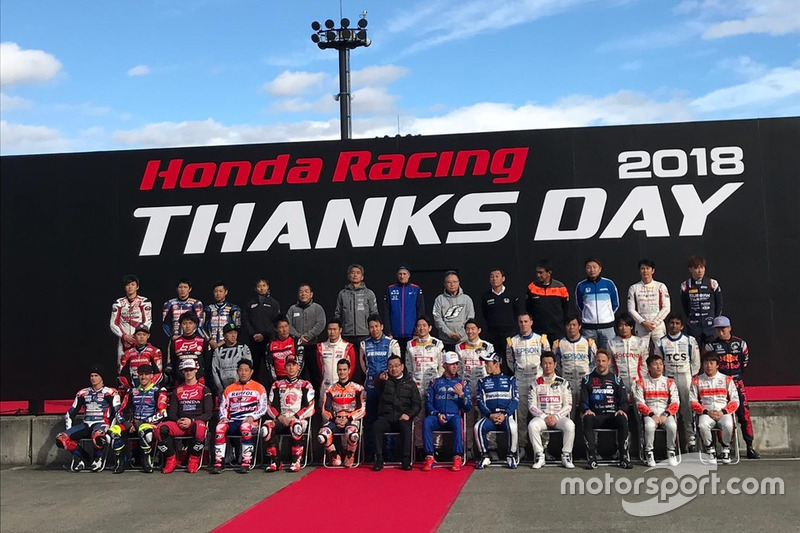 Foto de grupo Honda Thanks Day 2018