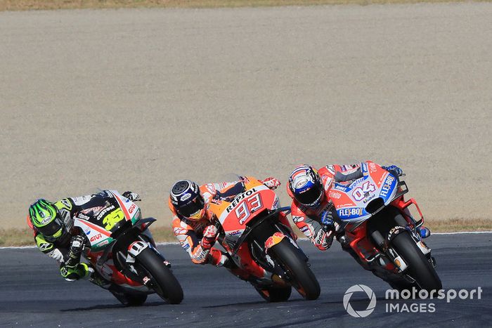Andrea Dovizioso, Ducati Team, Marc Marquez, Repsol Honda Team, Cal Crutchlow, Team LCR Honda